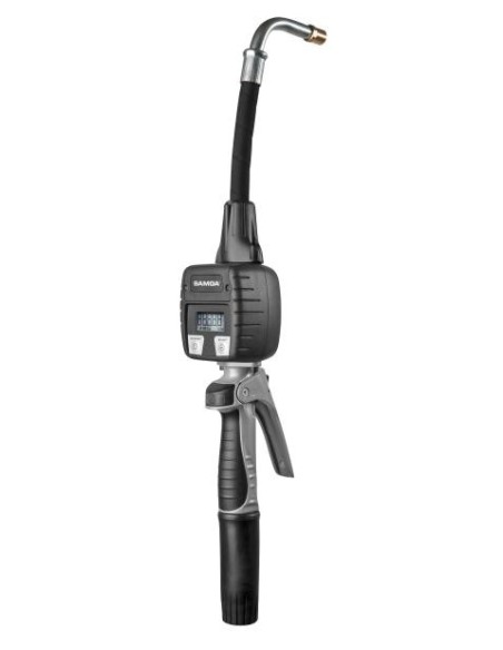 PISTOLA CONTADORA DIGITAL EC30, 30 L/MIN, EXTENSIÓN FLEXIBLE 90°, AUTOMÁTICA