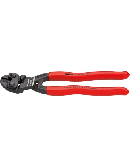 Cortapernos Mini 20grados con mangos de plástico 200mm KNIPEX