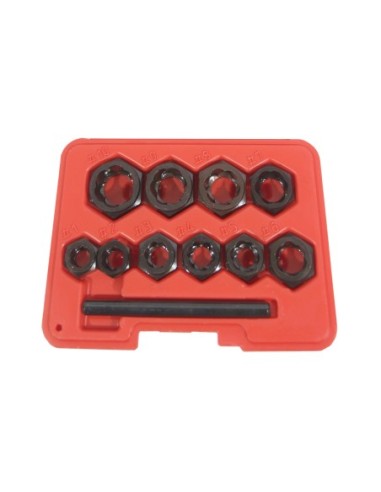 JUEGO EXTRACTORES DE TORNILLOS 11pcs