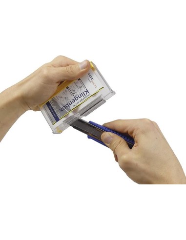 Caja de cuchill. de seg. 120x65x25mm LUTZ BLADES