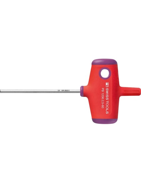 Destornillador mango en T2,5x60mm PB Swiss Tools