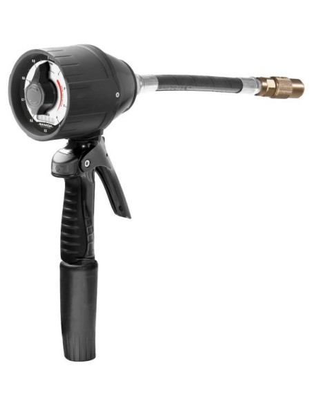 PISTOLA CONTADORA MECÁNICA MC30, 30 L/MIN, LUBRICANTES, LITROS, EXTENSIÓN FLEXIBLE CONFORMABLE, MANUAL 1/4 VUELTA