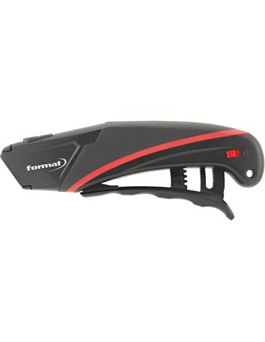 Cúter de seguridad Retroceso hoja 100% automincl. 1 hoja