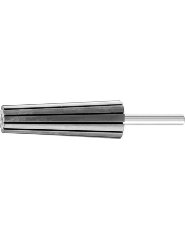 Portabanda lijadora cónica Ø vástago 6mm 20x63mm Pferd