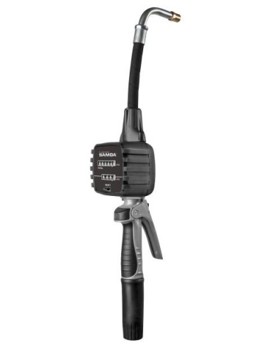 PISTOLA CONTADORA MECÁNICA ENGRANAJE OVAL MC30 OG, 30 L/MIN, LITROS, EXTENSIÓN FLEXIBLE 90°, AUTOMÁTICA