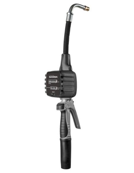 PISTOLA CONTADORA MECÁNICA ENGRANAJE OVAL MC30 OG, 30 L/MIN, LITROS, EXTENSIÓN FLEXIBLE 90°, AUTOMÁTICA