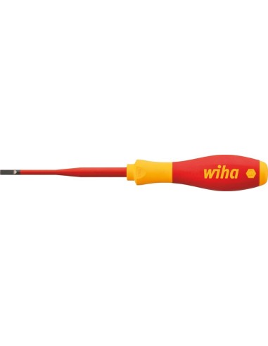Destornillador VDE slim plano 4x0,8x100mm Wiha