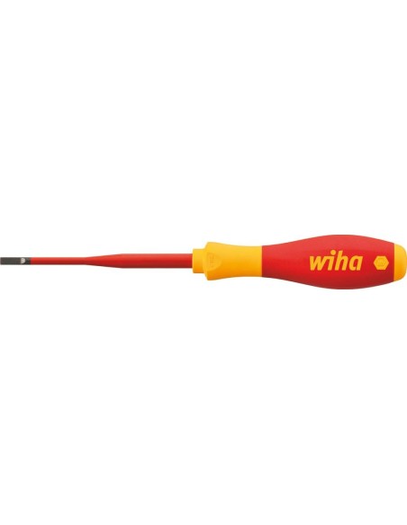 Destornillador VDE slim plano 4x0,8x100mm Wiha