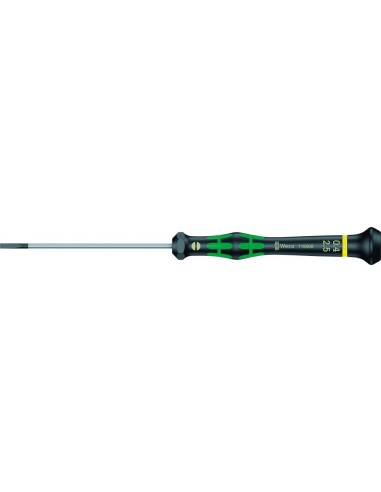 Destornillador plano de electrónica 2,5x0,4x80mm Wera