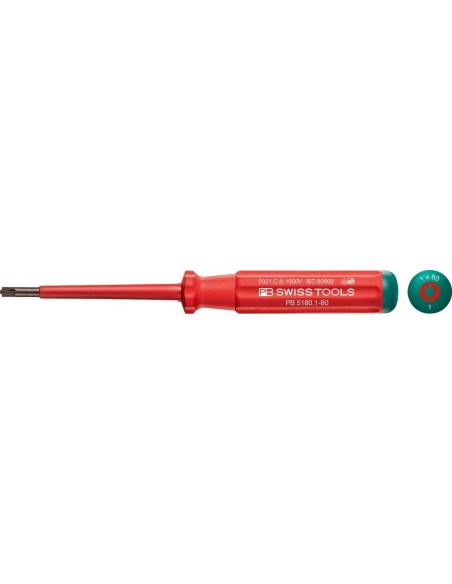 Destornillador 5180 VDE PZ/S 2x100mm Classic PB Swiss Tools