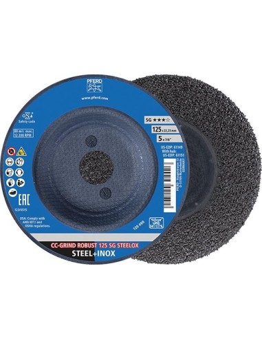 Disco abrasivo SG CC-GRIND-ROBUST STEELOX 125mm Pferd