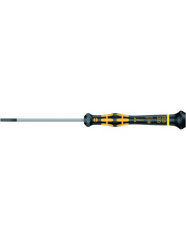 Destornillador de electrónica ESD plano 3x0,5x80mm Wera