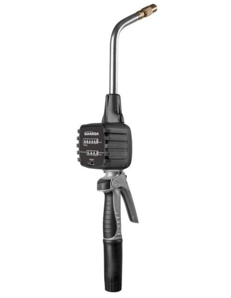 PISTOLA CONTADORA MECÁNICA ENGRANAJE OVAL MC30 OG, 30 L/MIN, LITROS, EXTENSIÓN RÍGIDA 60°, MANUAL 1/4 VUELTA