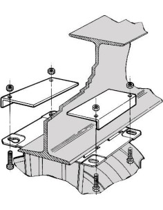 SOPORTE PARA ENROLLADOR DE MANGUERA DE MONTAJE I-BEAM