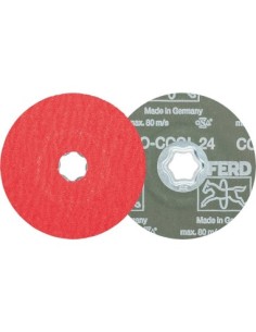 Disco abrasivo fibra CC-FS CO-COOL 115mm K80 PFERD
