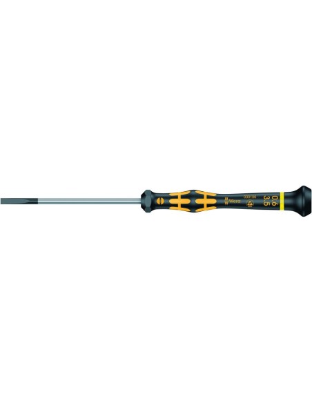 Destornillador de electrónica ESD plano 3,5x0,6x80mm Wera