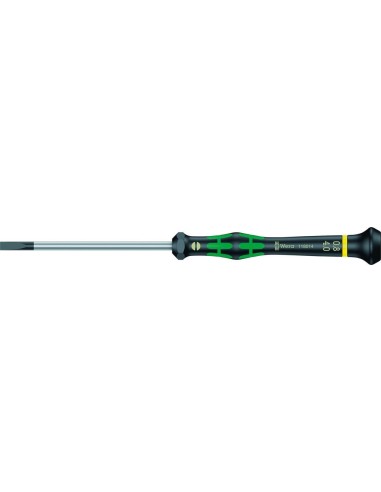 Destornillador plano de electrónica 4x0,8x80mm Wera