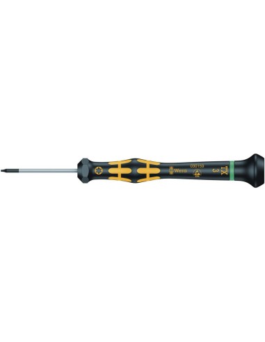 Destornillador antiestat de electrónica T3x40mm Wera