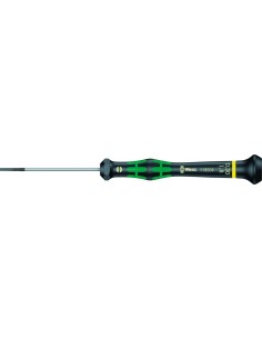 Destornillador plano de electrónica 1,8x0,3x60mm Wera