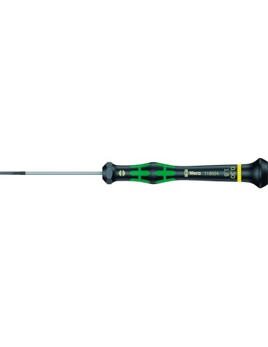 Destornillador plano de electrónica 1,8x0,3x60mm Wera