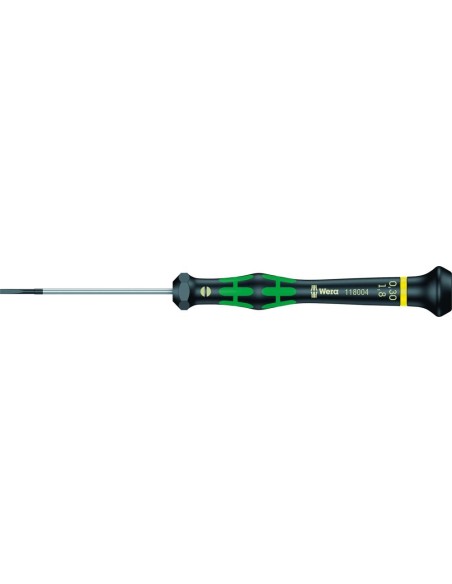 Destornillador plano de electrónica 1,8x0,3x60mm Wera