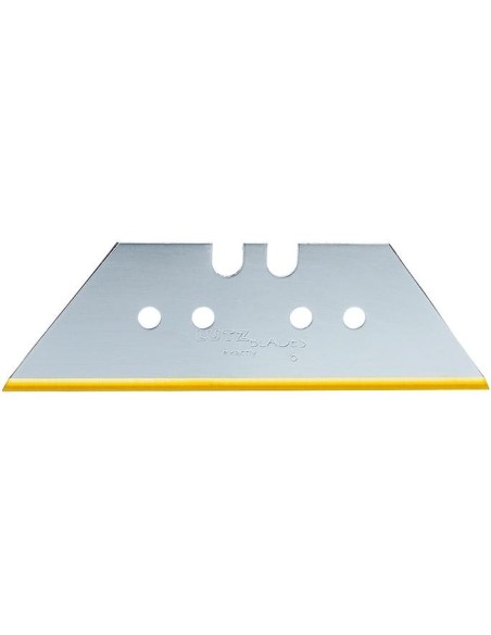 Hoja trapezoidal TiN 0,65mm paquete c/ 10 u. LUTZ BLADES