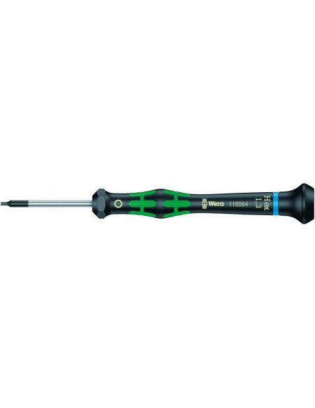 Destornillador de electrónica hembra hex 1,3mm Wera