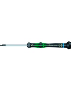 Destornillador electrónica hembra hex c/cabeza esférica 2,5mm Wera