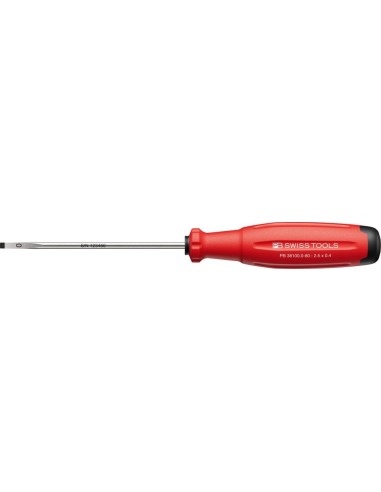 Destornillador plano 2,5x0,4x80mm SwissGrip EVO PB Swiss