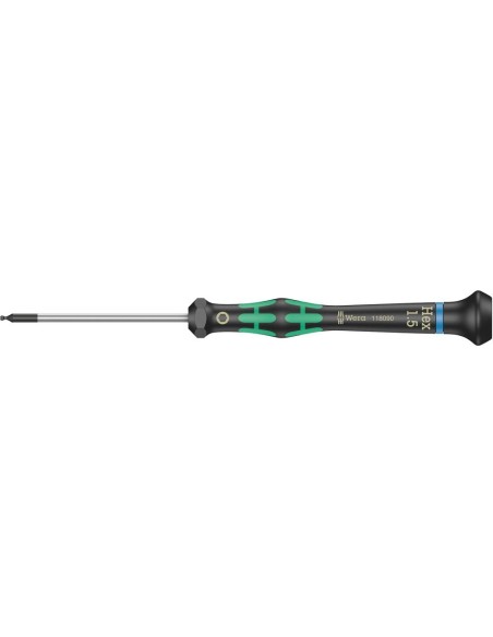 Destornillador electrónica hembra hex c/cabeza esférica 1,5mm Wera
