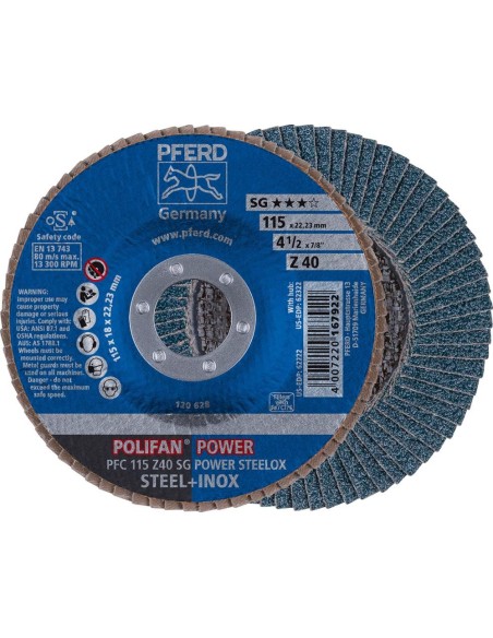 Disco abrasivo de láminasZ 40SGP POWER 115mm K40 Pferd