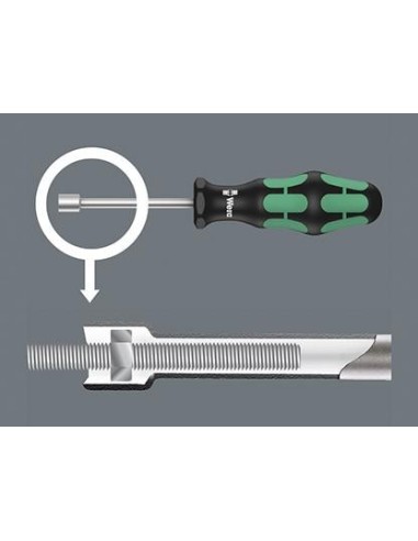 Destornillador llave de vaso HOLO 5x70mm Wera