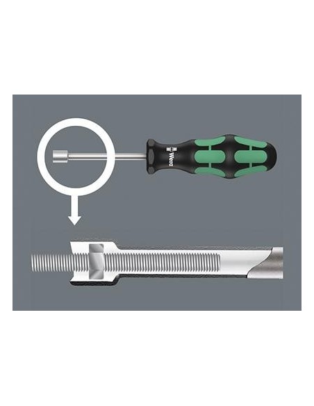 Destornillador llave de vaso HOLO 5x70mm Wera