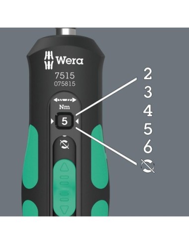 Destornillador dinamométrico 2-6Nm Safe-Torque Speed Wera