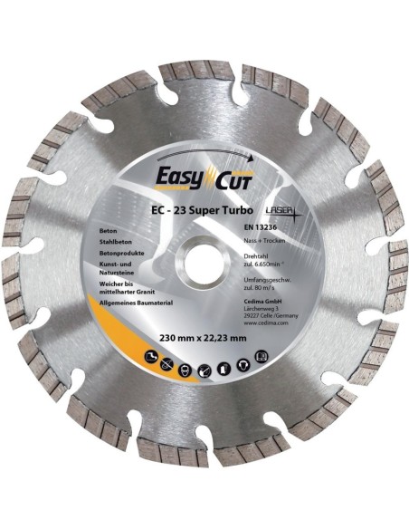 Disco corte de diamante EC-23 115x2,1x10x22,23mm CEDIMA