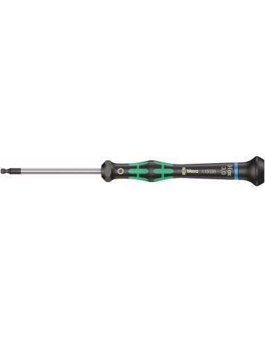 Destornillador de electrónica hembra hex con cabeza esférica 3mm Wera