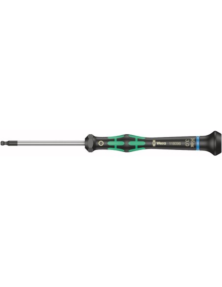 Destornillador de electrónica hembra hex con cabeza esférica 3mm Wera