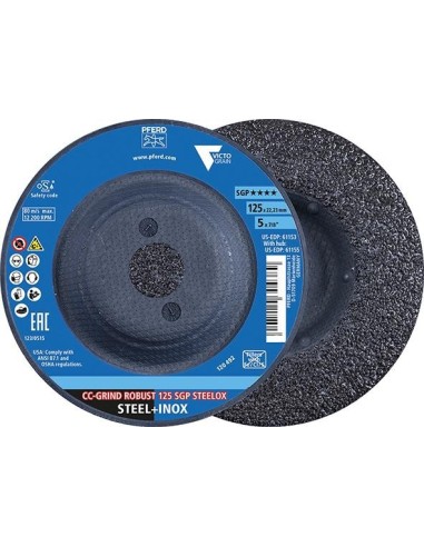 Disco abrasivo SGP CC-GRIND-ROBUST STEELOX 125mm VICTOGRAIN Pferd