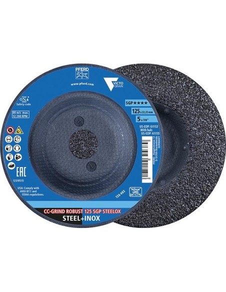 Disco abrasivo SGP CC-GRIND-ROBUST STEELOX 125mm VICTOGRAIN Pferd