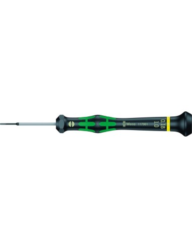 Destornillador plano de electrónica 1x0,18x40mm Wera