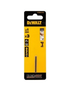 DT20510-QZ - 3 Brocas Black&Gold 1mm