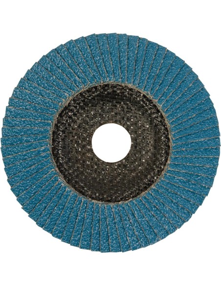 Plato de disco abrasivo de láminas tejido vidrio convexo 125mm K80