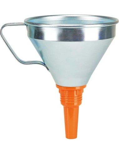 Embudo chapa blanca con colador 02342 Ø 160mm 1,3l PRESSOL