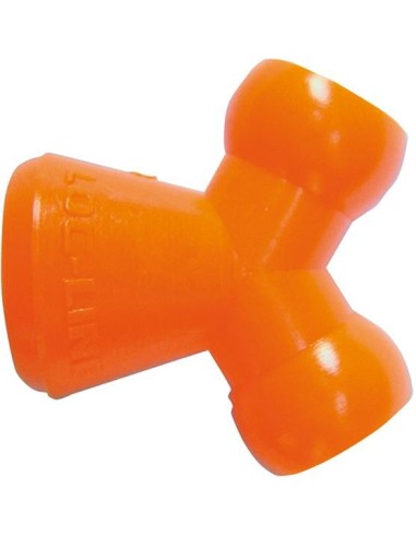 Empalme en Y 2 pzas para tubo refrigerante 1/4 LOC-LINE