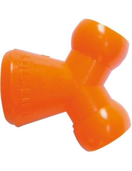 Empalme en Y 2 pzas para tubo refrigerante 1/4 LOC-LINE