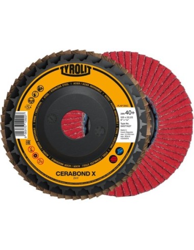 Dis. abr. .lá. CERABOND X125mm CA-40 Tyrolit ond.