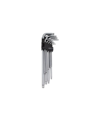 JUEGO LLAVES TORX LARGAS T10-T50 09 PZS