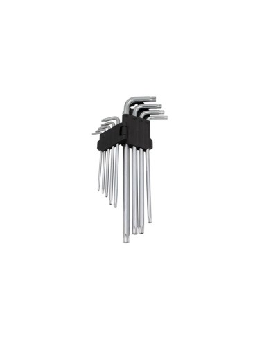 JUEGO LLAVES TORX LARGAS T10-T50 09 PZS