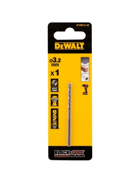 DT20515-QZ - Broca Black&Gold 3.2mm