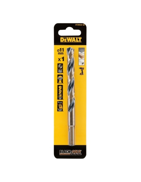 DT20532-QZ - Broca Black&Gold 11mm